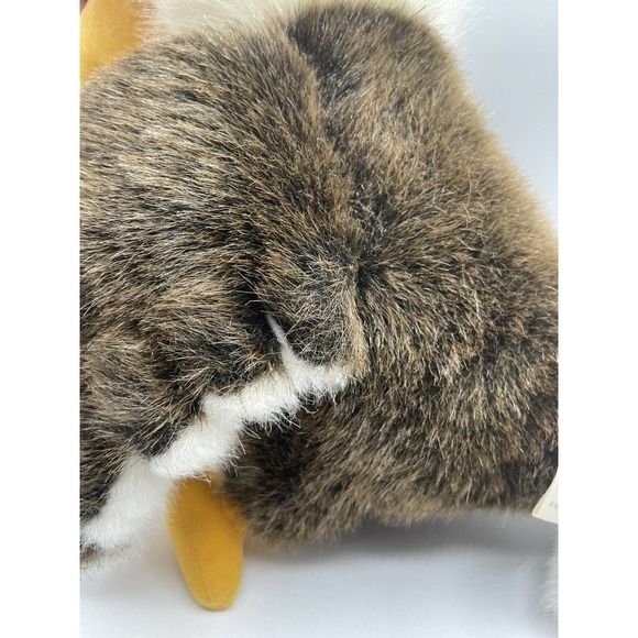 American Bald Eagle Plush Stuffed Animal Toy Vintage Bird Sugar Loaf 13" - Picture 7 of 10